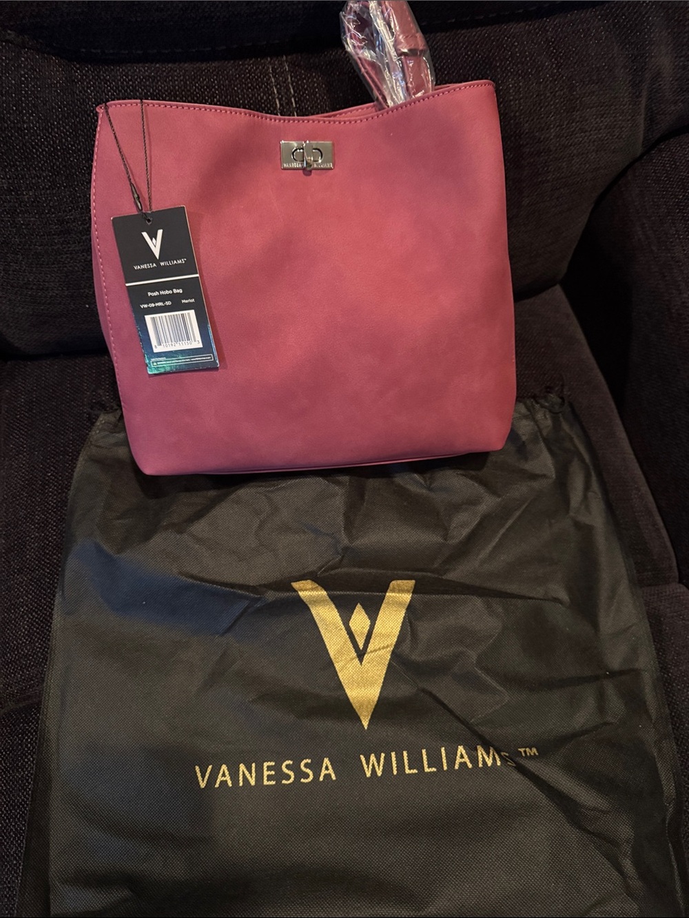 Vanessa Williams Merlot Tote Bag - Classic Everyday Carryall